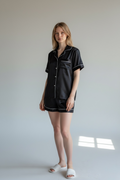 Satin Short Pajama Set 227