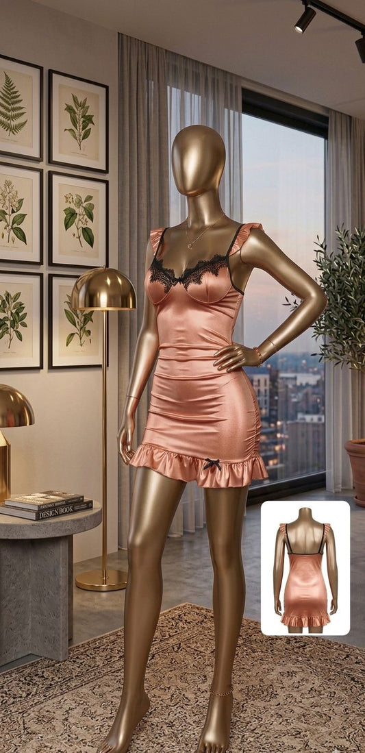 Elegant Lace Nightdress - Code(1140)
