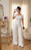 Heart Print Lounge Pajama Set Code 605