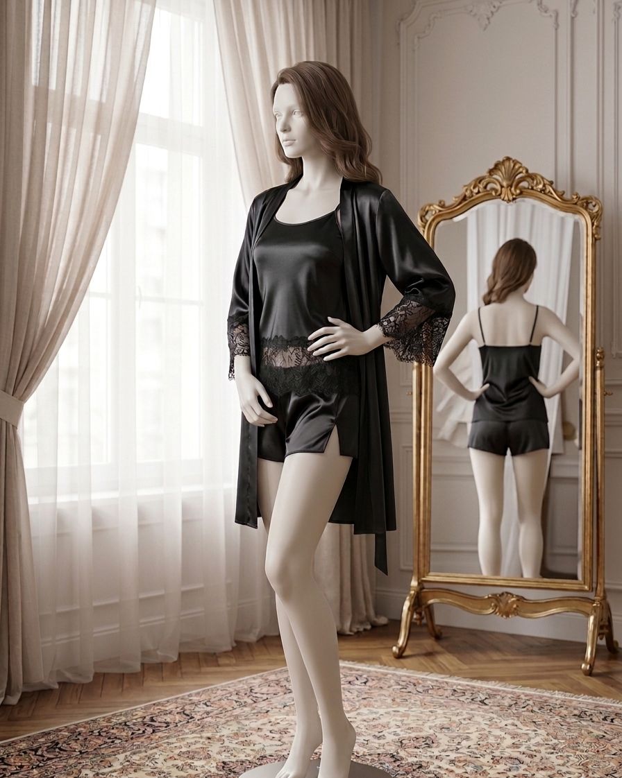 Elegant Lace Nightdress - Code(3050)
