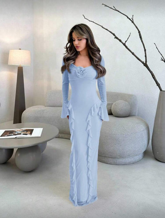 Romantic Satin Slip Dress 3435