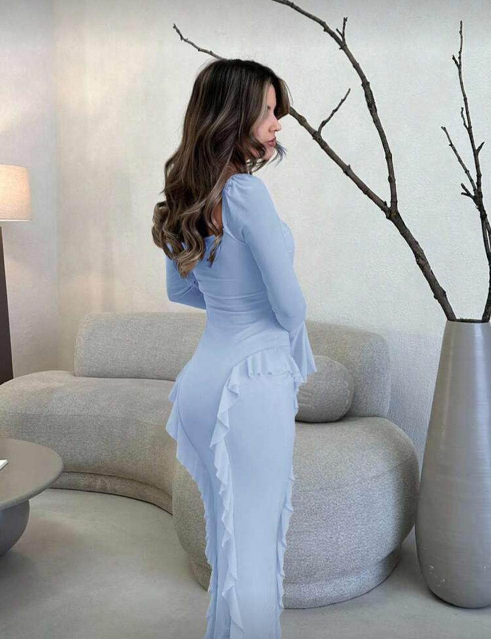 Romantic Satin Slip Dress 3435