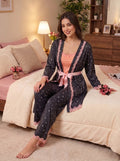 Lace Cami Sleepwear Set Code 058